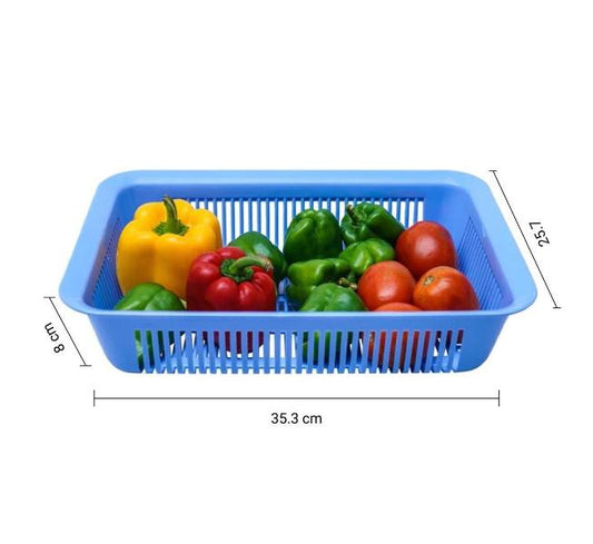 Tidy Up! Net and Solid Vegetable/Fruit Tray